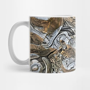 Abstract Old Coins Mug